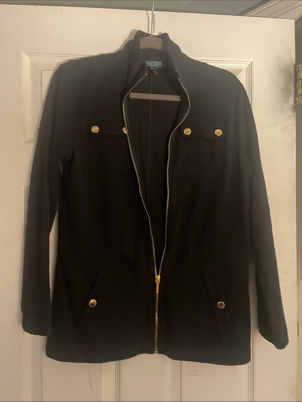Ralph Lauren Black Knit Jacket